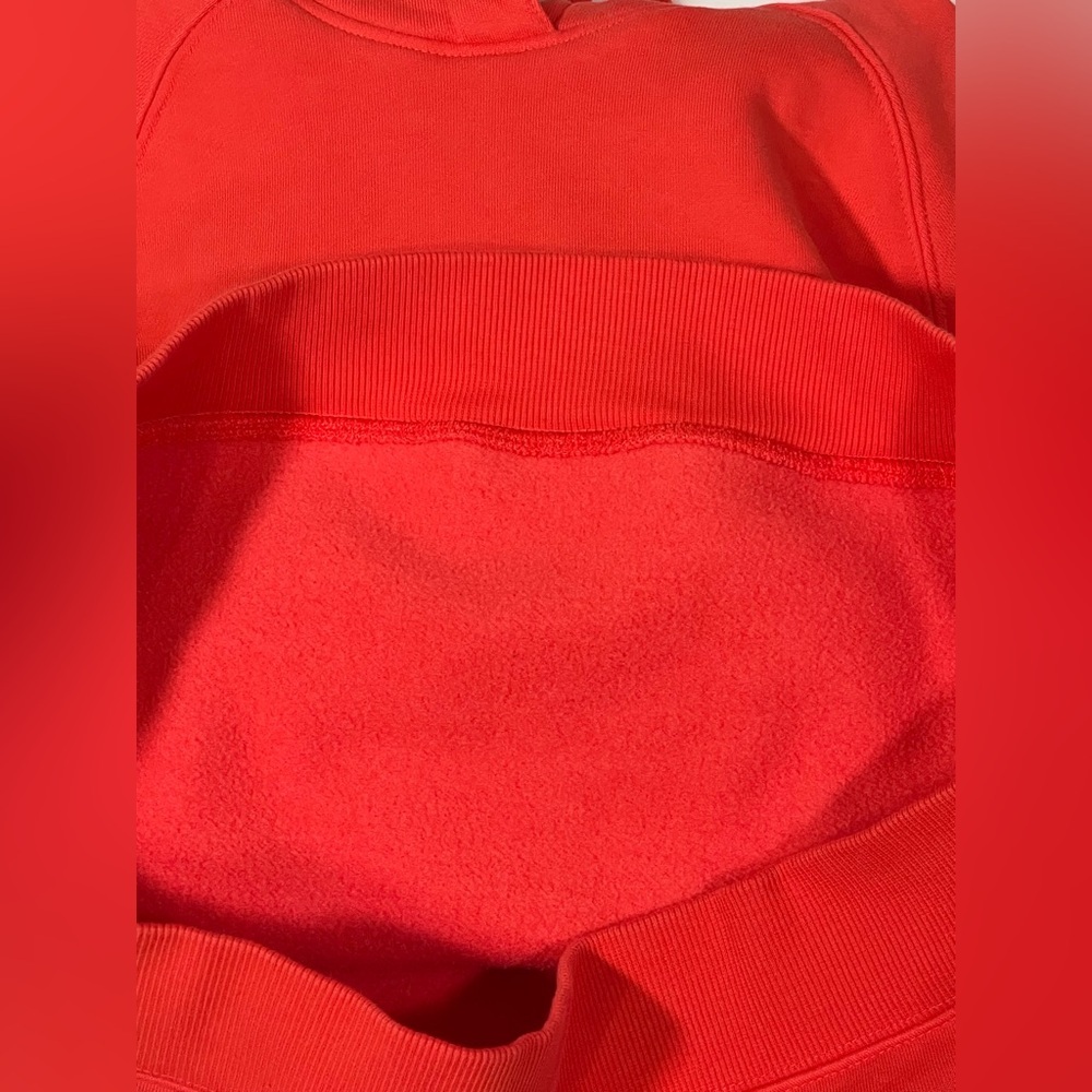 Adidas Sportswear Women's OVERSIZED HOODED SWEATSHIRT Orange M HN6826 - Picture 7 of 7